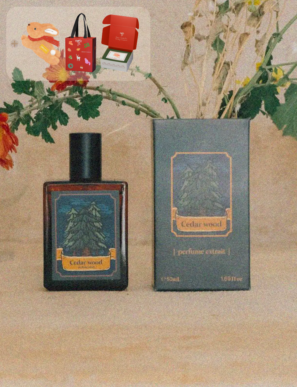 CEDARWOOD perfume extrait 50mL